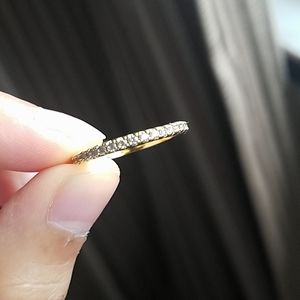 💥2 for $30 Gold plated CZ ring size 6